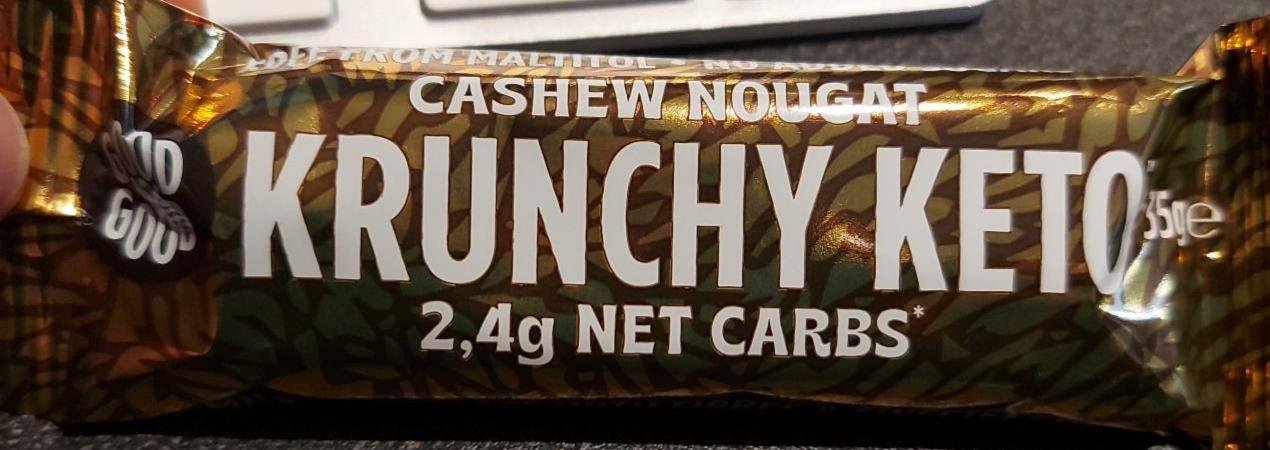 Fotografie - Cashew Nougat Crunchy Keto Good Good