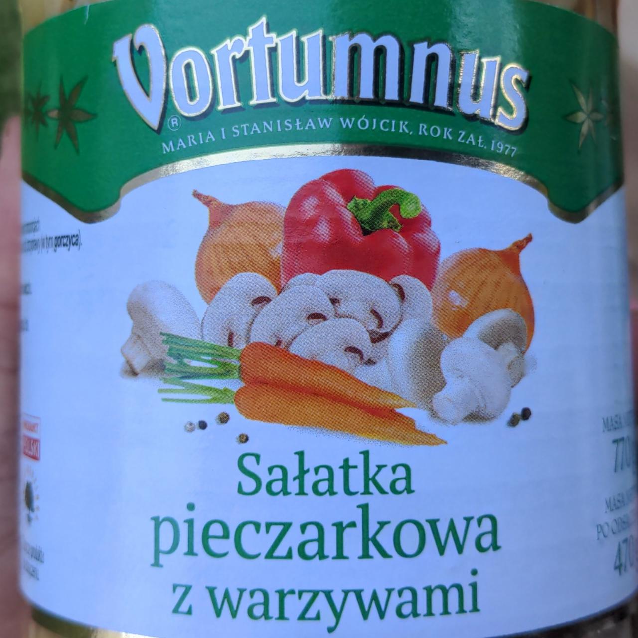 Fotografie - Salatka pieczarkova z warzywami Vortumnus