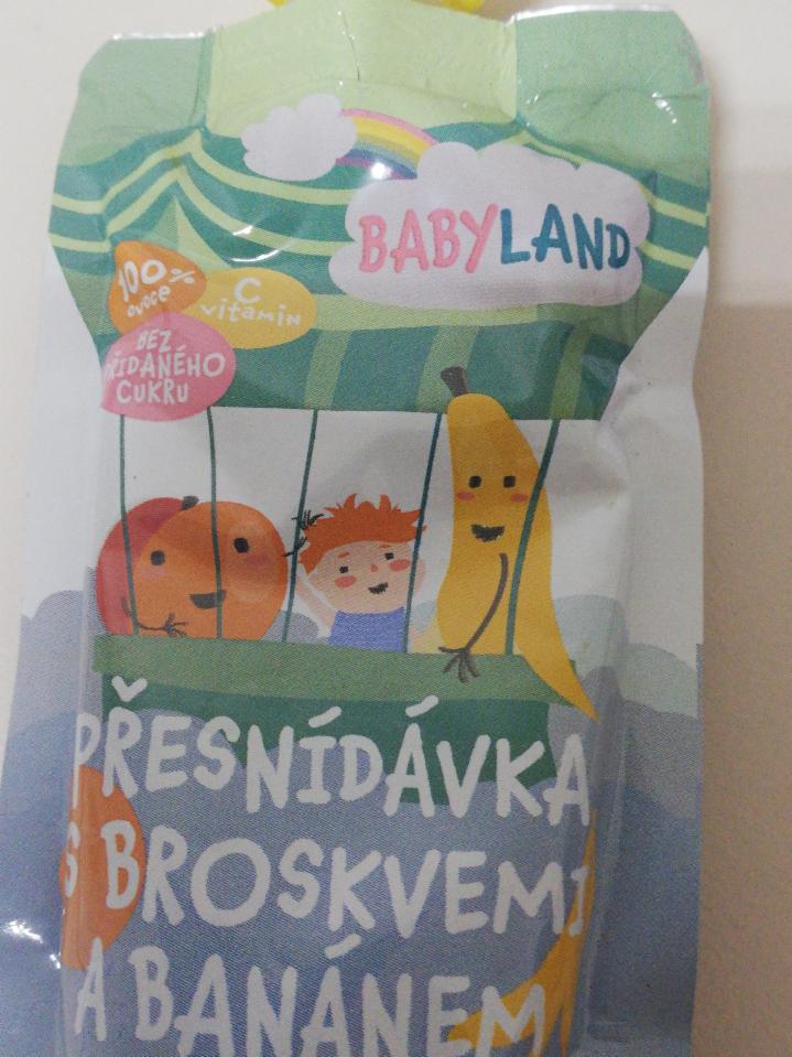 Fotografie - Přesnídávka s broskvemi a banánem BabyLand