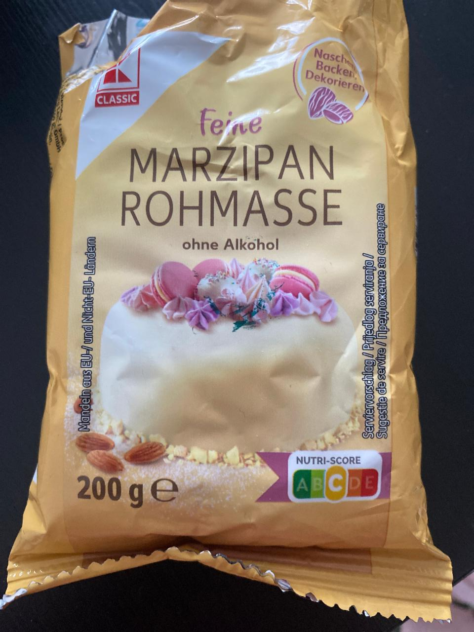 Fotografie - Feine Marzipan Rohmasse K-Classic