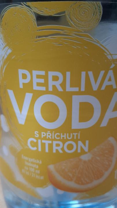 Fotografie - Veseta perlivá voda příchuť citron