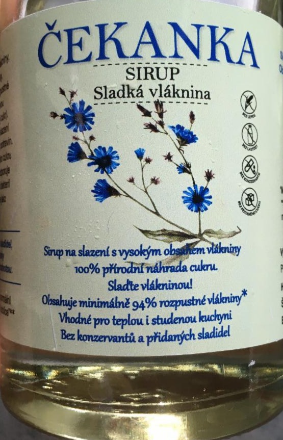 Fotografie - Čekanka - sirup Sladká vláknina 94%