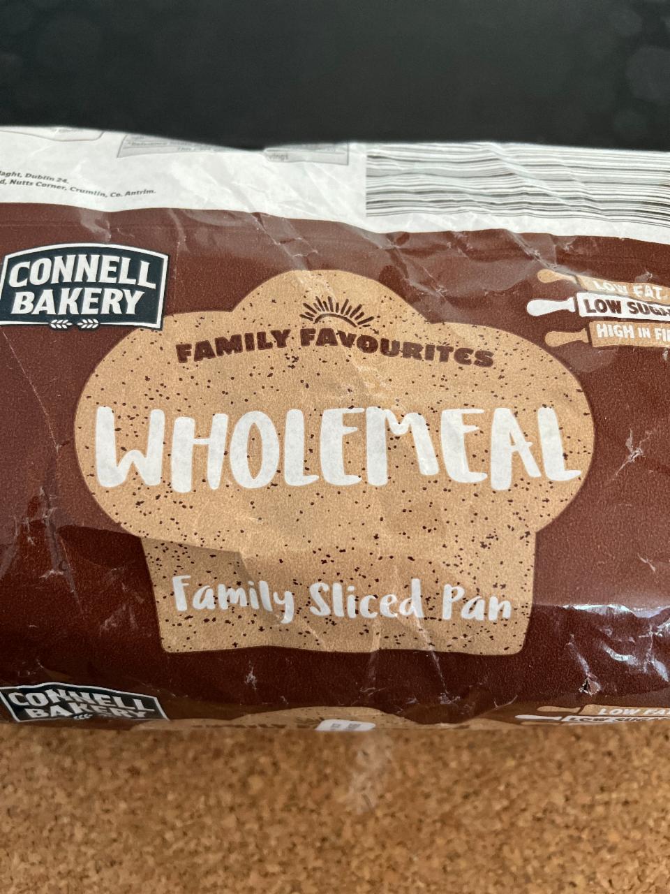 Fotografie - Wholemeal family sliced pan Connell Bakery