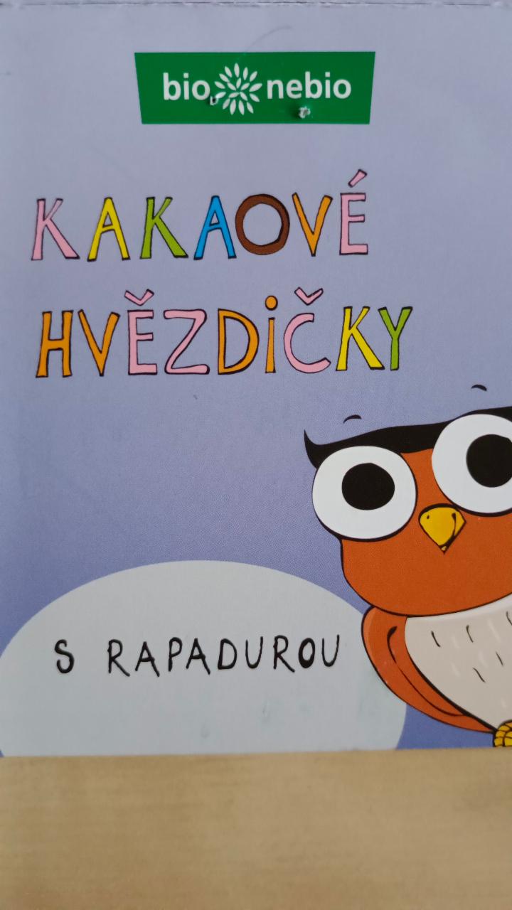 Fotografie - Bio kakaové hvězdičky s Rapadurou Bio nebio