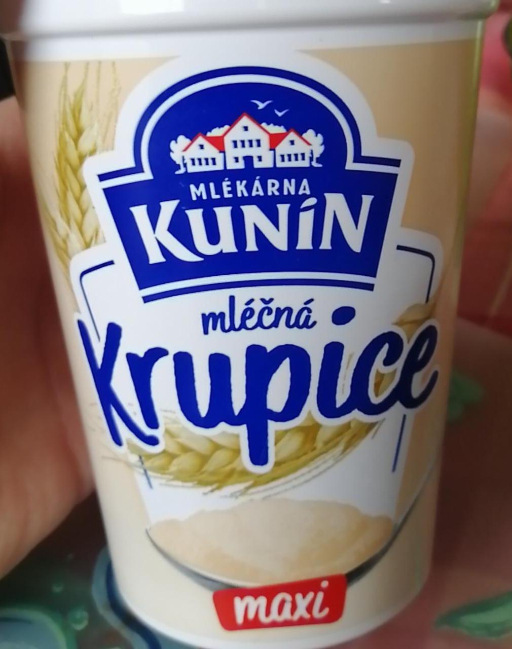 Fotografie - Mléčná krupice Kunín