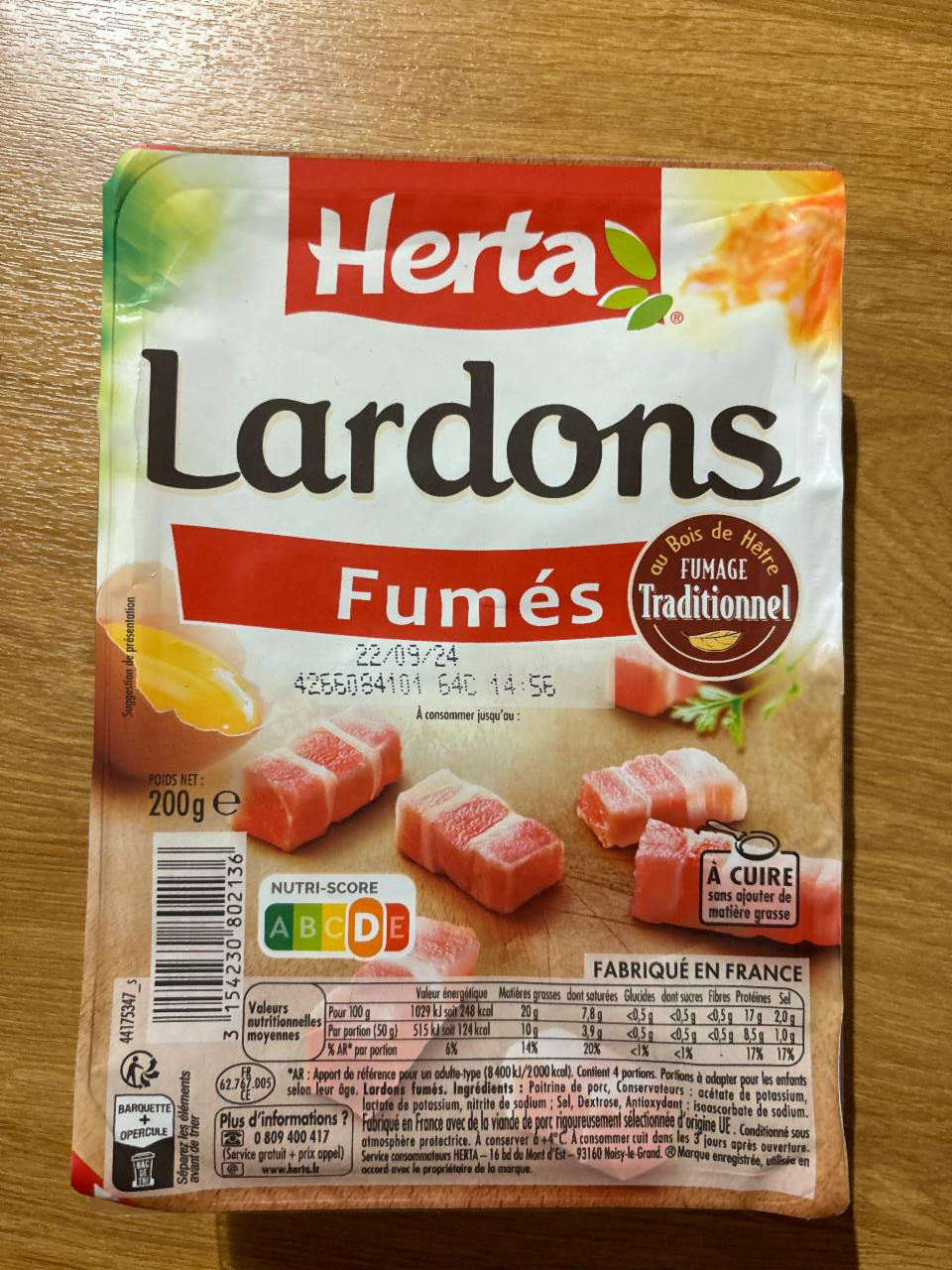 Fotografie - Lardons fumés Herta