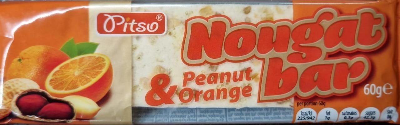 Fotografie - Nougat Bar Peanut & Orange Pitso