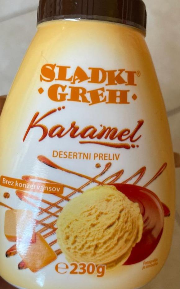 Fotografie - sladki greh Karamel desertni preliv