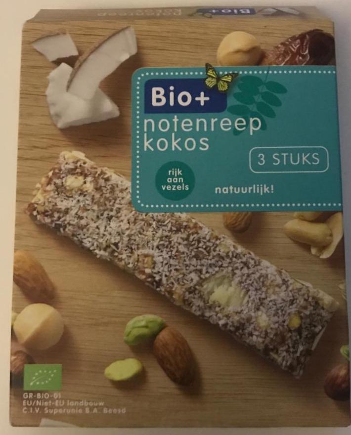 Fotografie - Notenrepen kokos BIO+