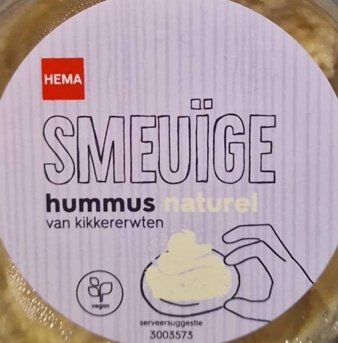 Fotografie - Smeuïge hummus van kikkererwten naturel Hema