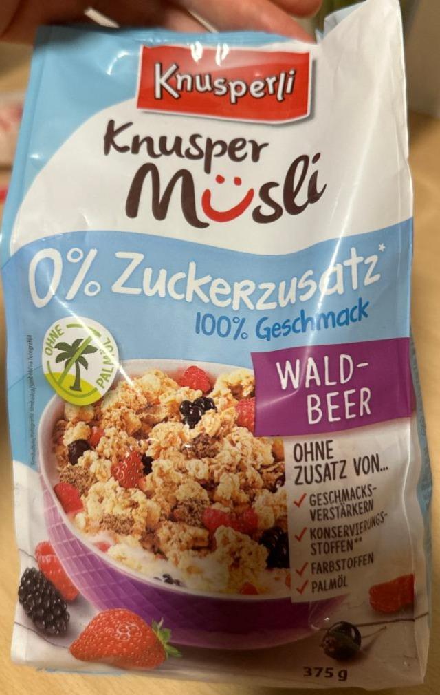 Fotografie - knusper musli Waldbeer Knusperli