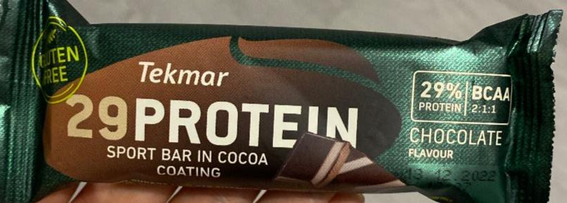 Fotografie - 29Protein sport bar in cocoa coating Chocolate Tekmar