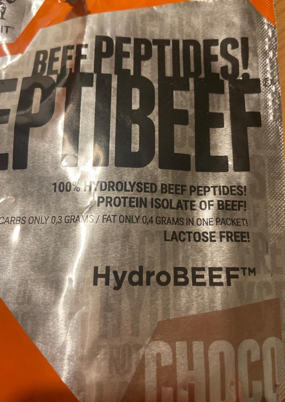 Fotografie - Beef Peptides! Peptibeef Choco Coco Extrifit