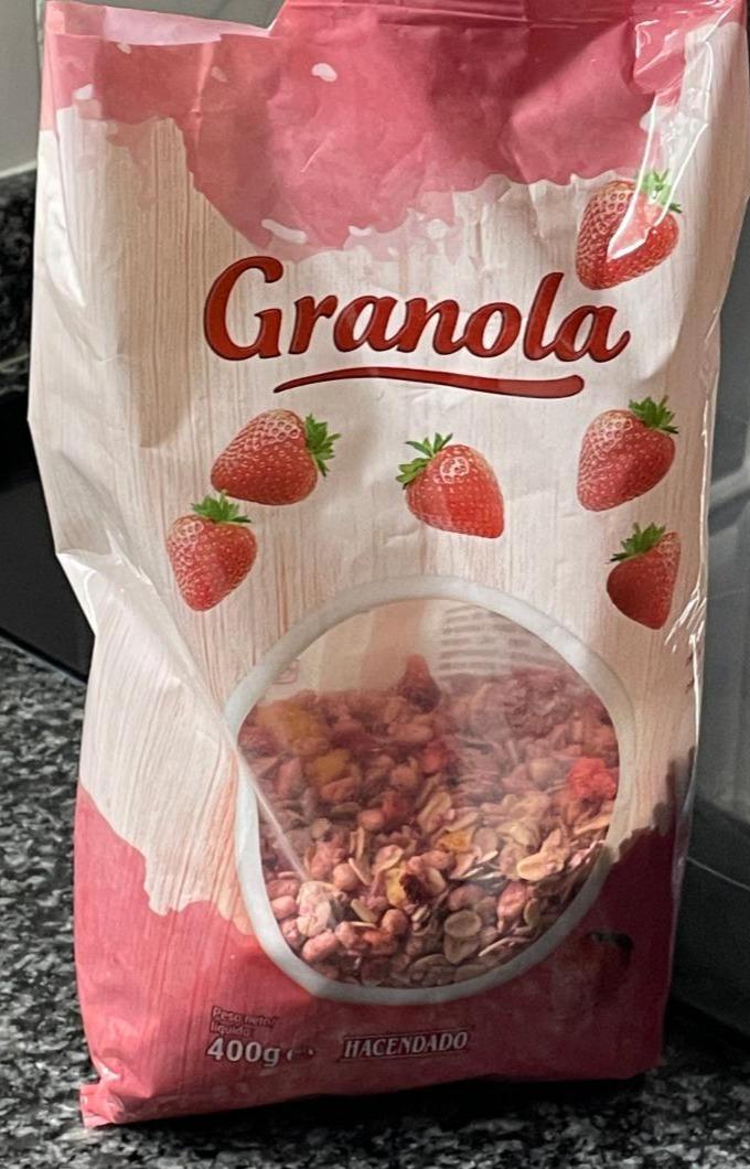 Fotografie - Granola Fresa Hacendado