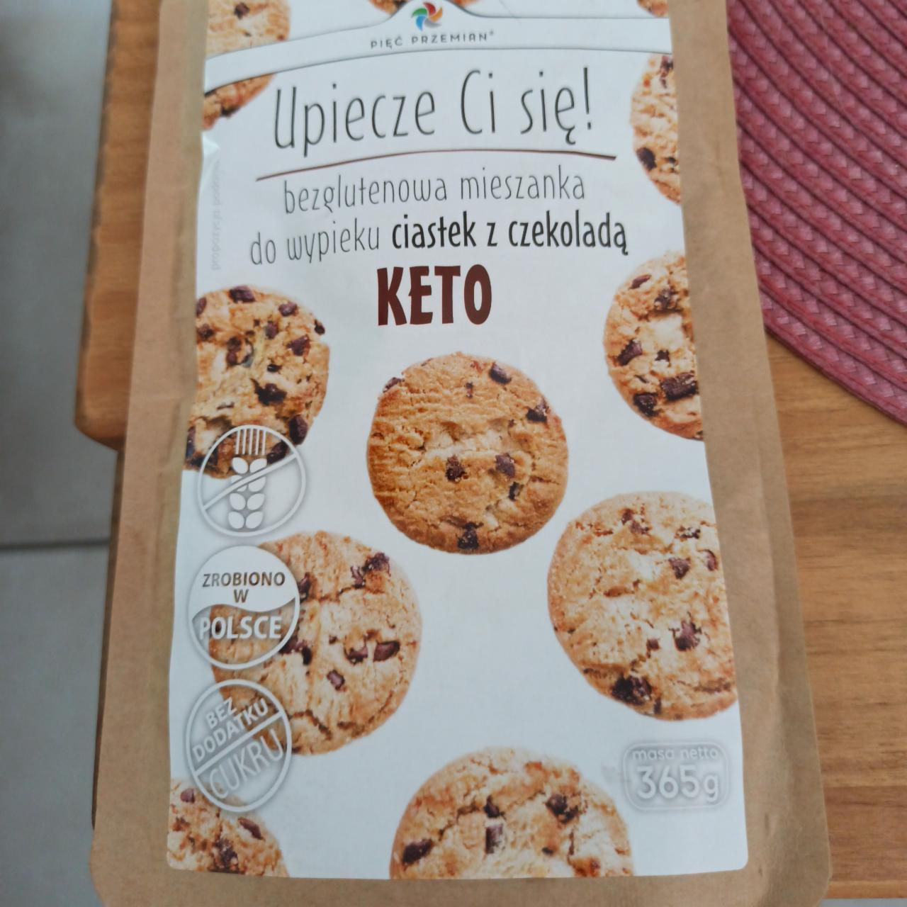 Fotografie - Keto bezglutenowa mieszanka do wypieku ciastek z czekoladą Upiecze Ci się!