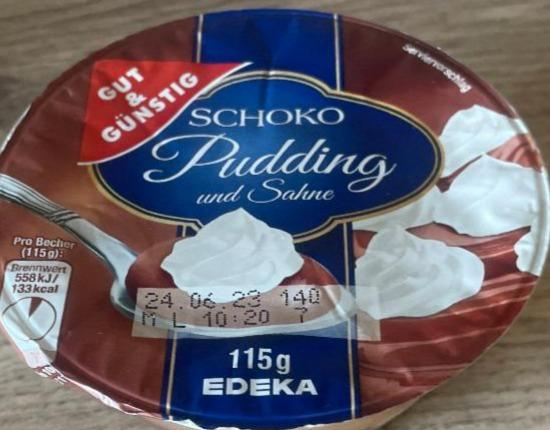 Fotografie - Schoko Pudding und Sahne Gut&Günstig