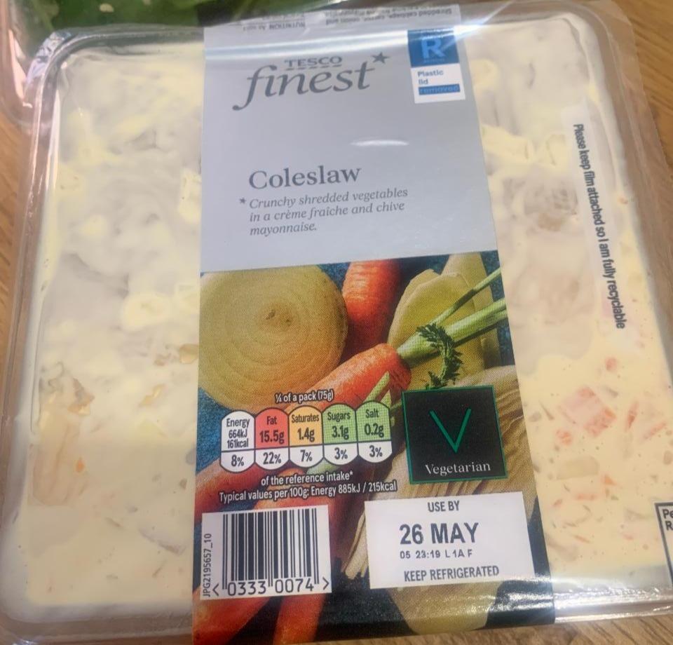 Fotografie - Coleslaw Tesco finest