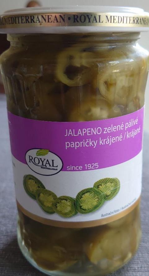 Fotografie - Jalapeňo zelené pálivé papričky krájené ROYAL