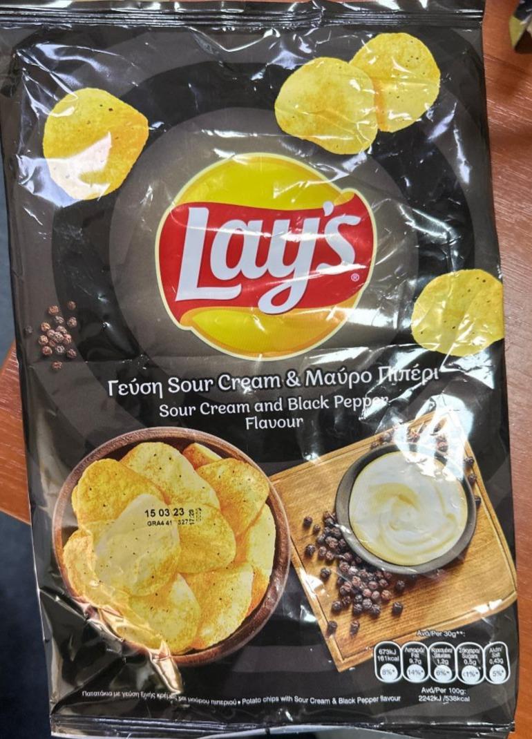 Fotografie - Sour Cream & Black Pepper Lay's