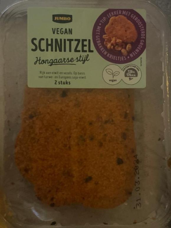 Fotografie - Vegan schnitzel hongaarse stijl Jumbo