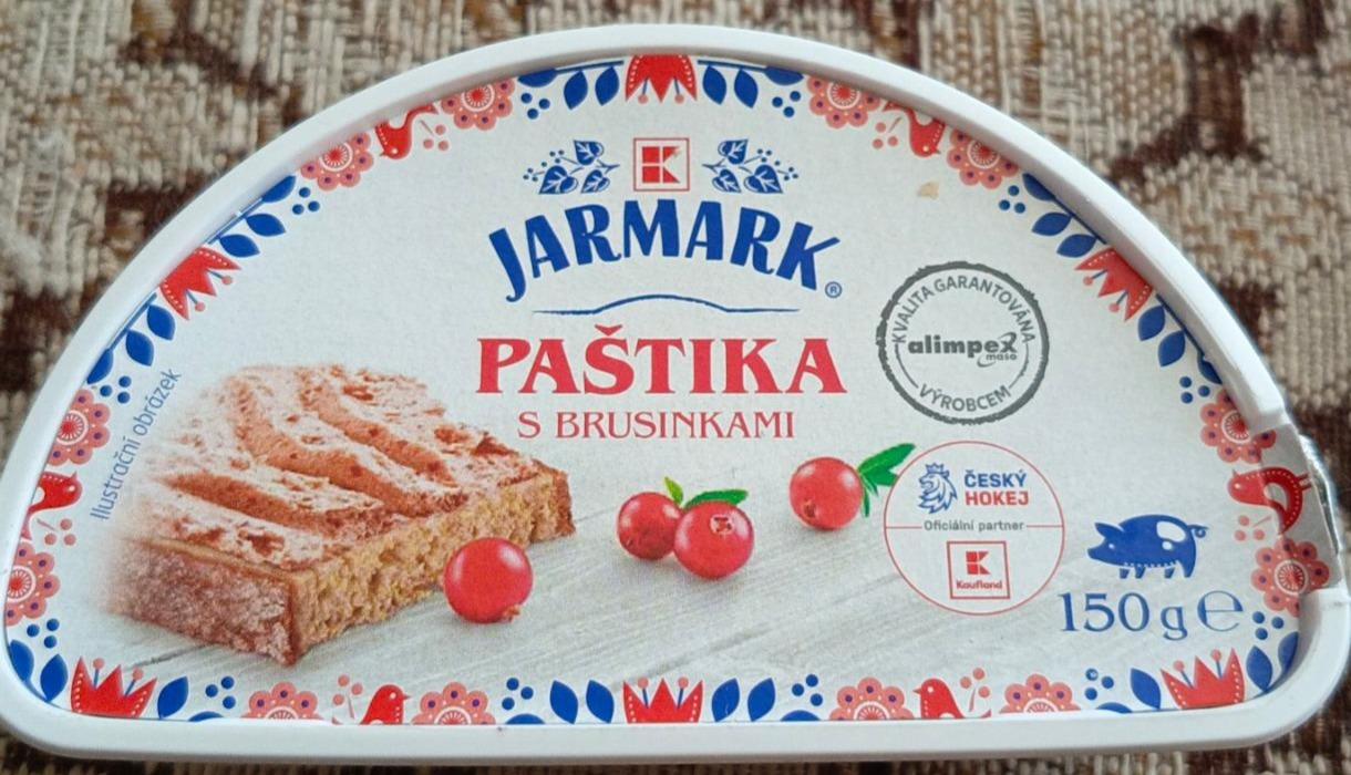 Fotografie - Paštika s brusinkami K-Jarmark