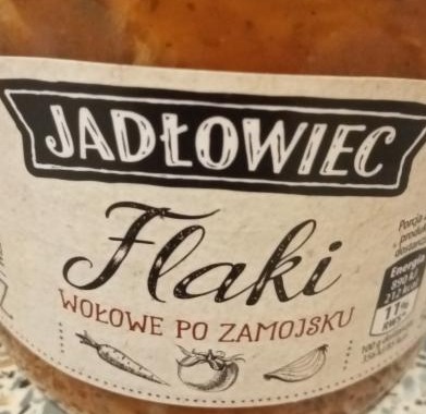 Fotografie - Flaki wolowe po zamojsku Jadłowiec