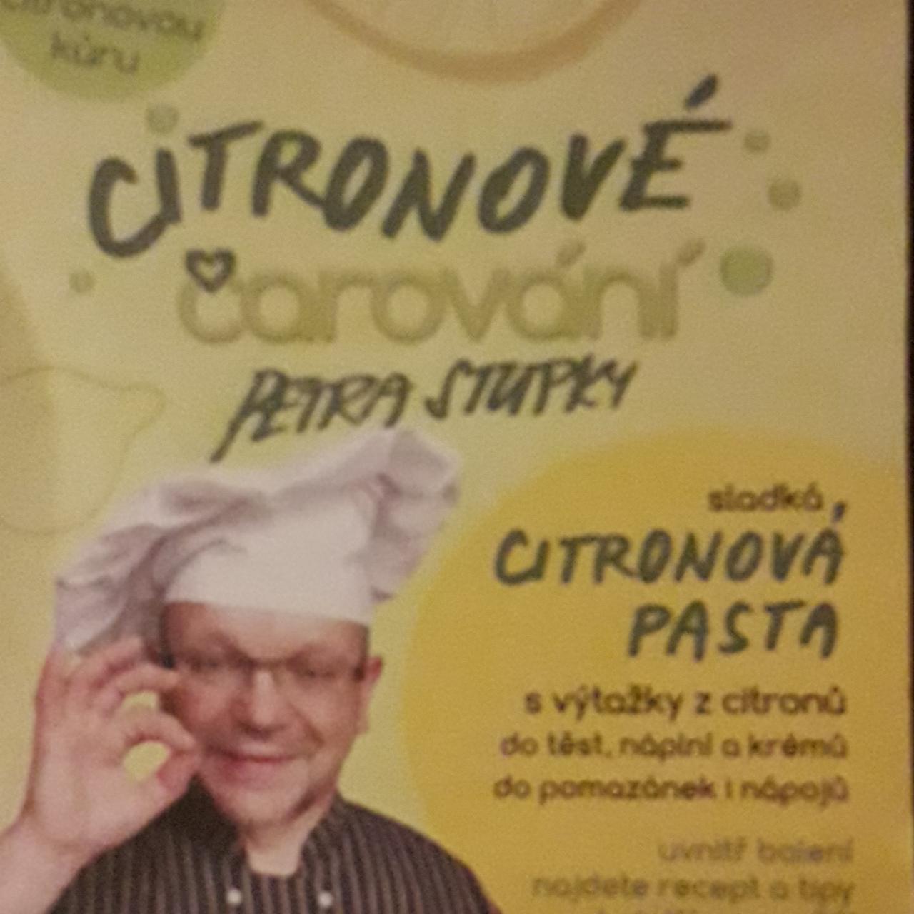 Fotografie - Citrónové čarování Petra Stupky Sladká citronová pasta Kulinář Petr Stupka