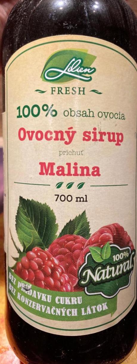 Fotografie - Ovocný sirup Malina Lilien