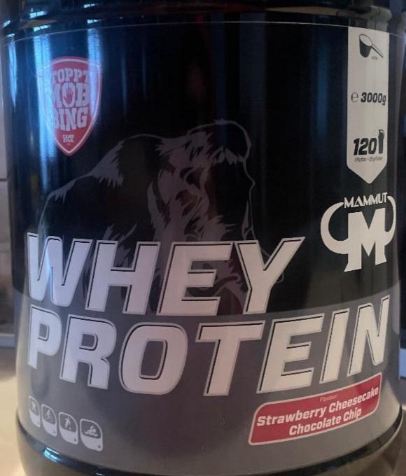 Fotografie - Whey protein Strawberry Cheesecake Chocolate Chip Mammut