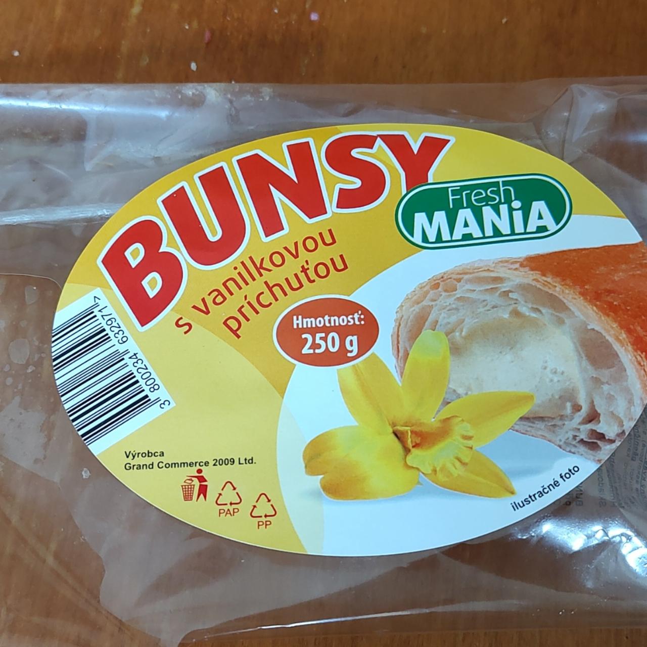 Fotografie - Bunsy s vanilkovou príchuťou Fresh Mania