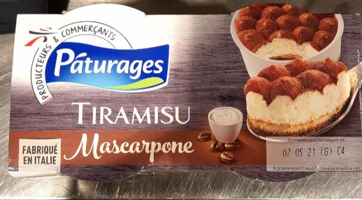 Fotografie - Tiramisu mascarpone Pâturages