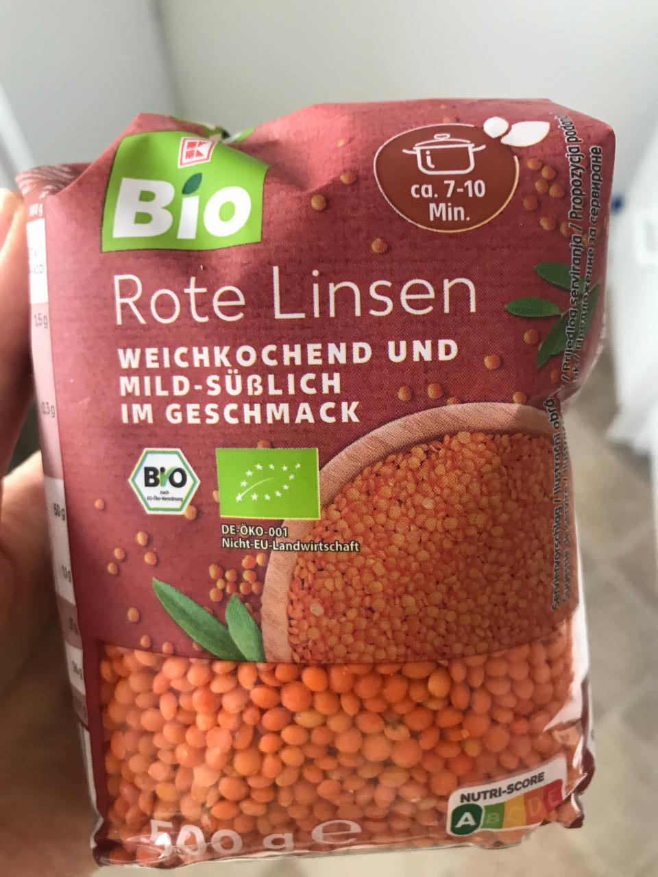 Fotografie - Bio Rote Linsen K-Bio