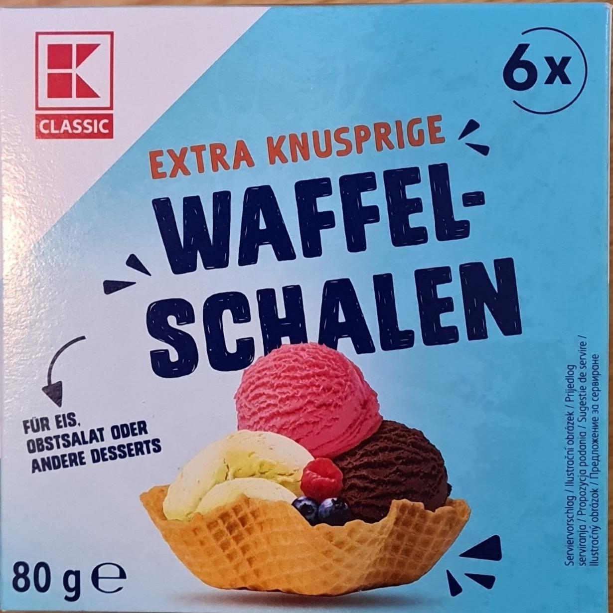 Fotografie - Extra knusprige waffel-schalen K-Classic