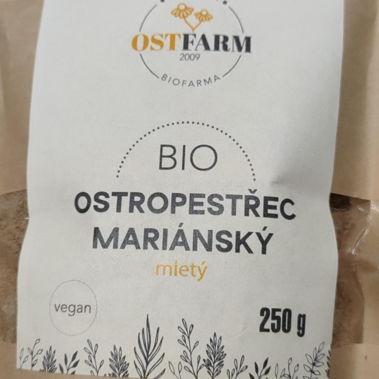 Fotografie - Bio Ostropestřec mariánský mletý Ostfarm