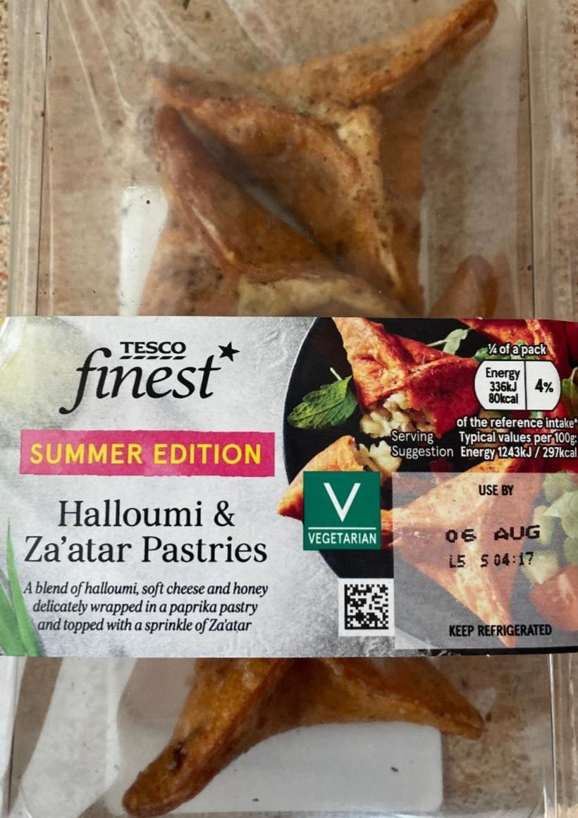 Fotografie - Halloumi & za’atar pastries Tesco finest