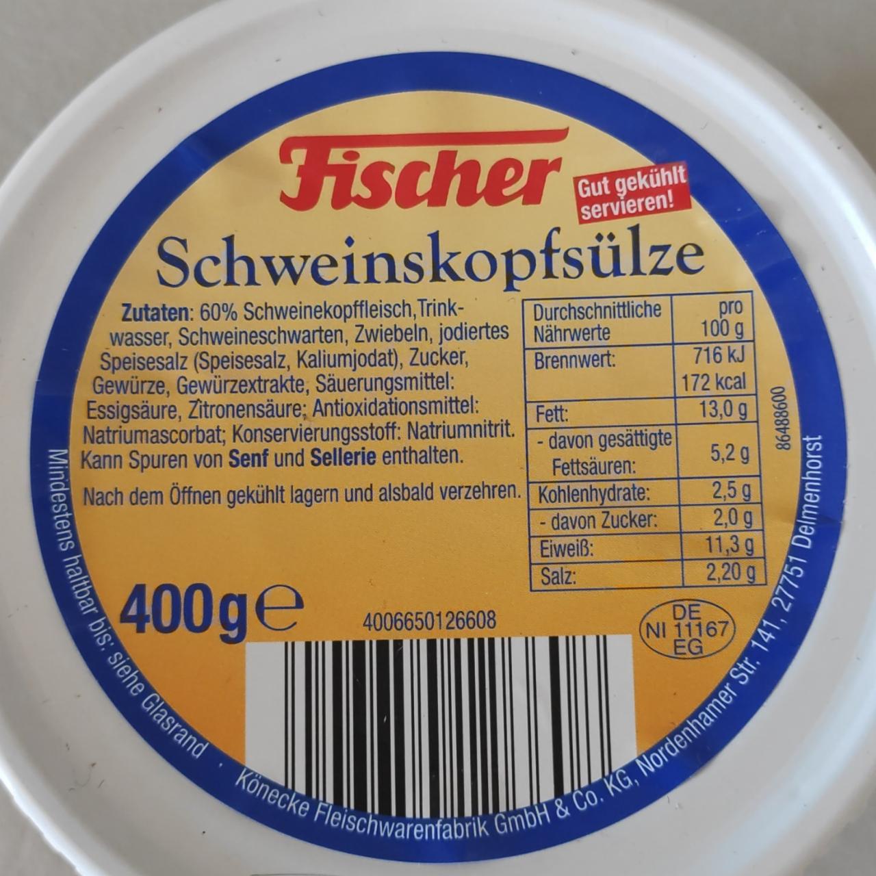 Fotografie - Schweinskopfsülze Fischer