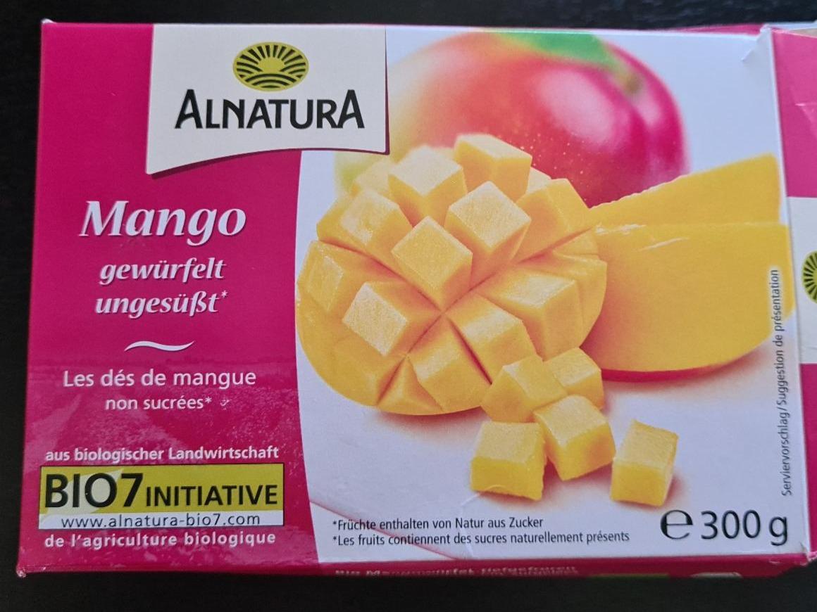 Fotografie - Bio Mango gewürfelt ungesüsst Alnatura