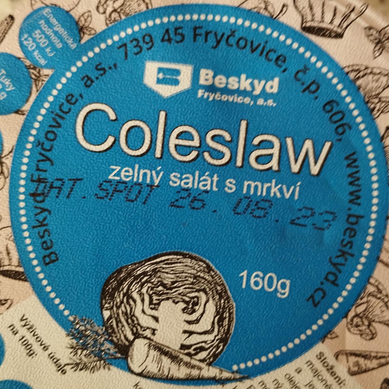 Fotografie - Coleslaw zelný salát s mrkví Beskyd Fryčovice