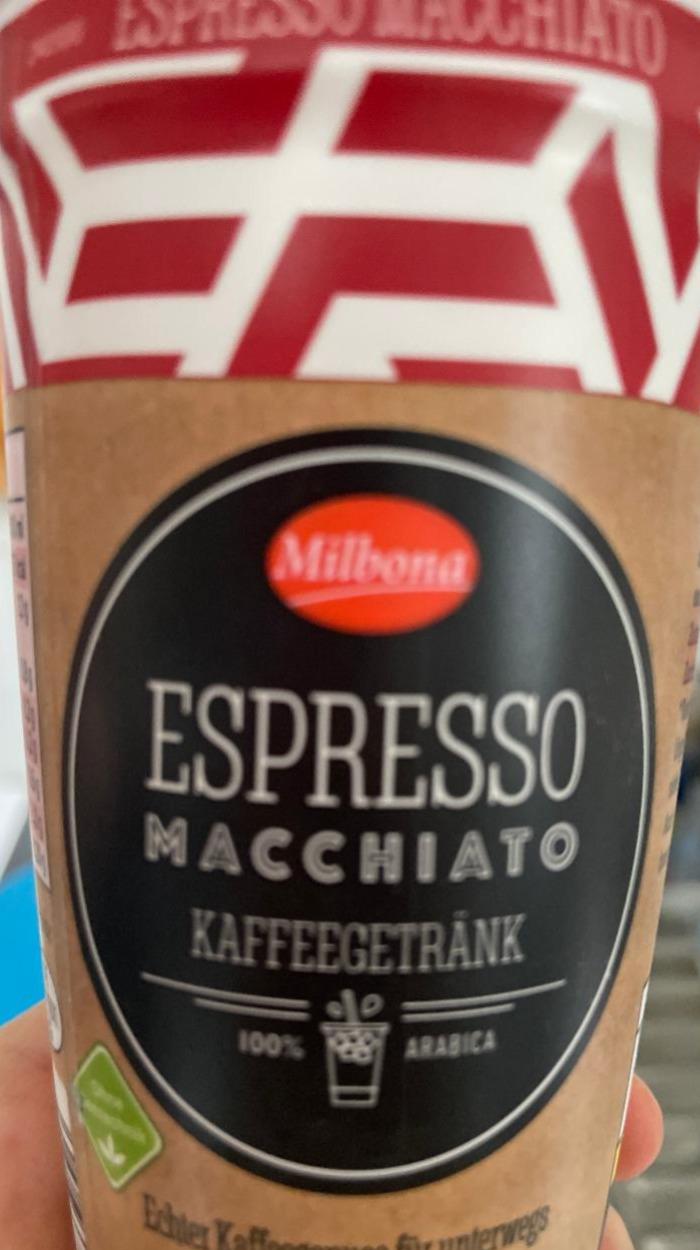 Fotografie - Espresso macchiato kaffeegetränk Milbona