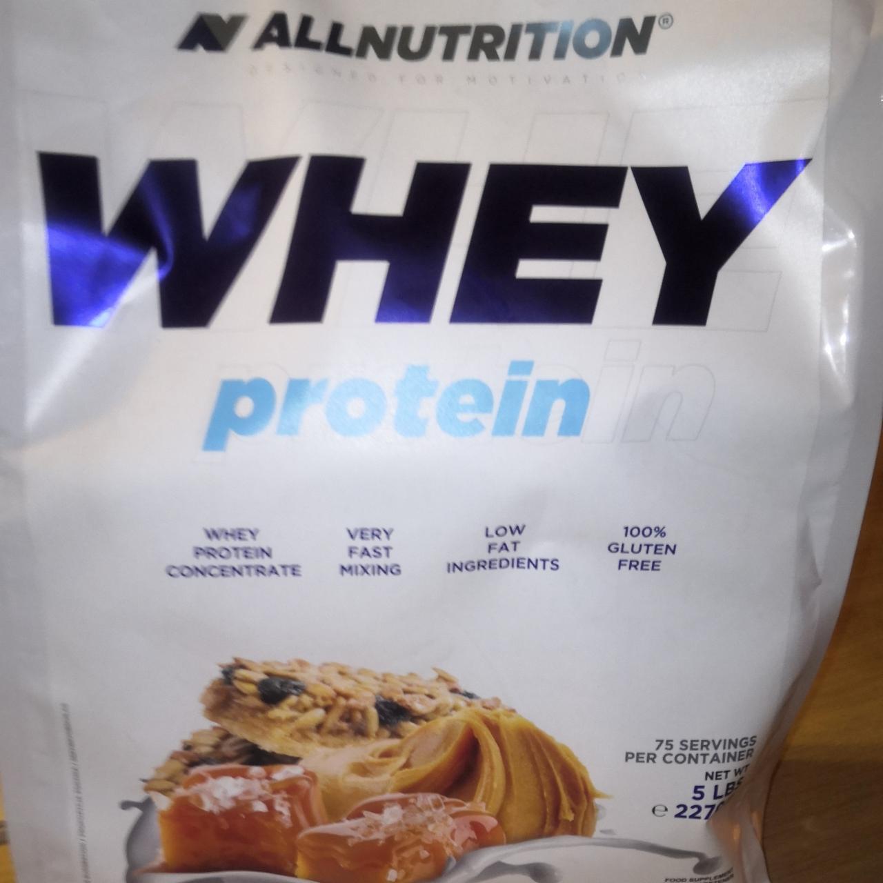 Fotografie - Whey Protein Caramel Salted Peanut Butter Allnutrition