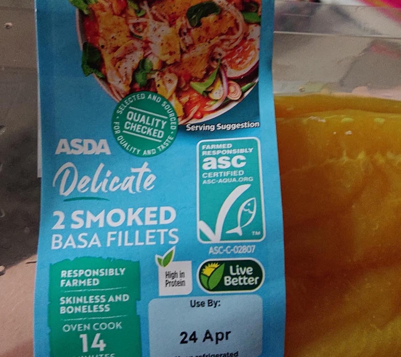 Fotografie - Delicate 2 Smoked Basa Fillets Asda