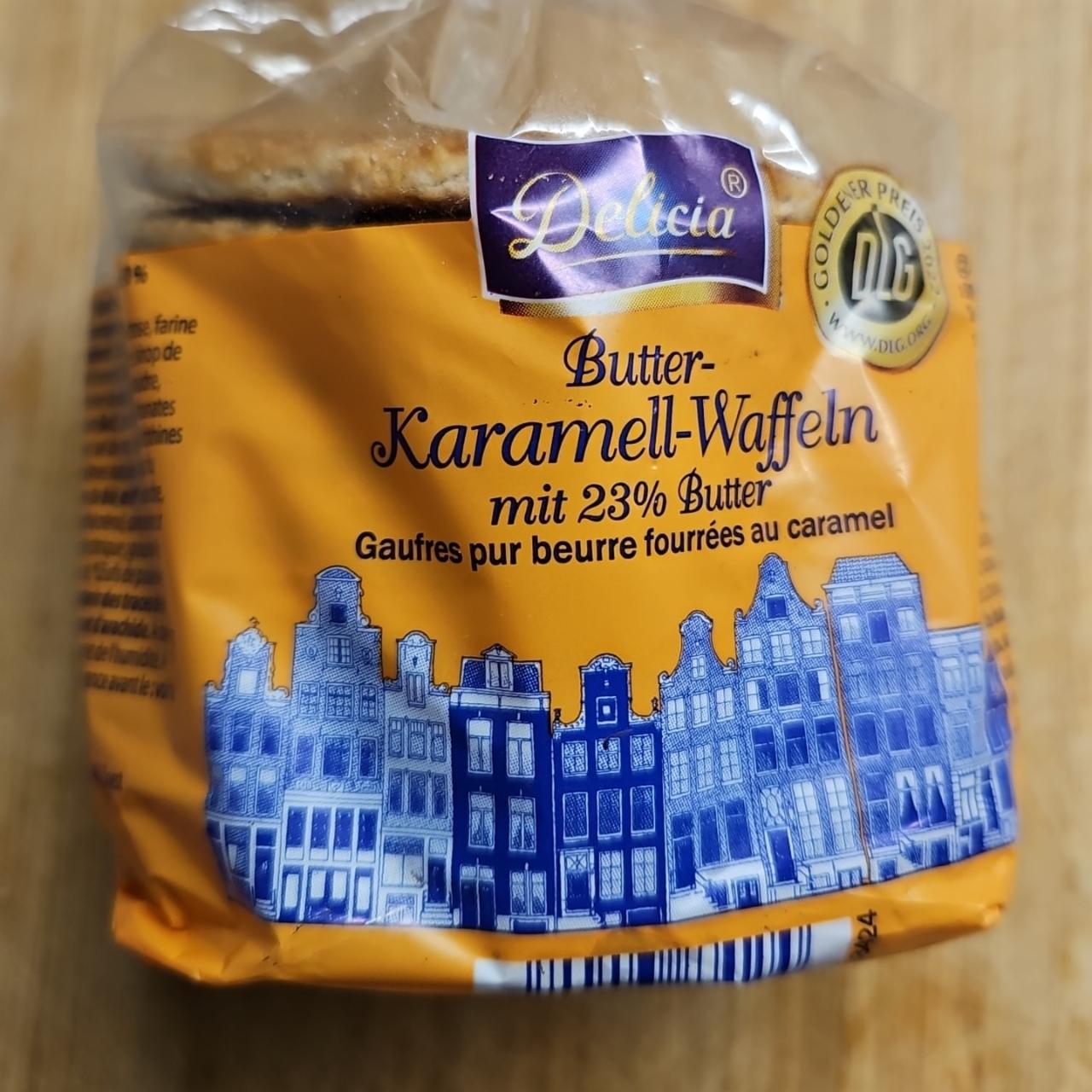 Fotografie - Butter-Karamell-Waffeln mit 23% Butter Delicia