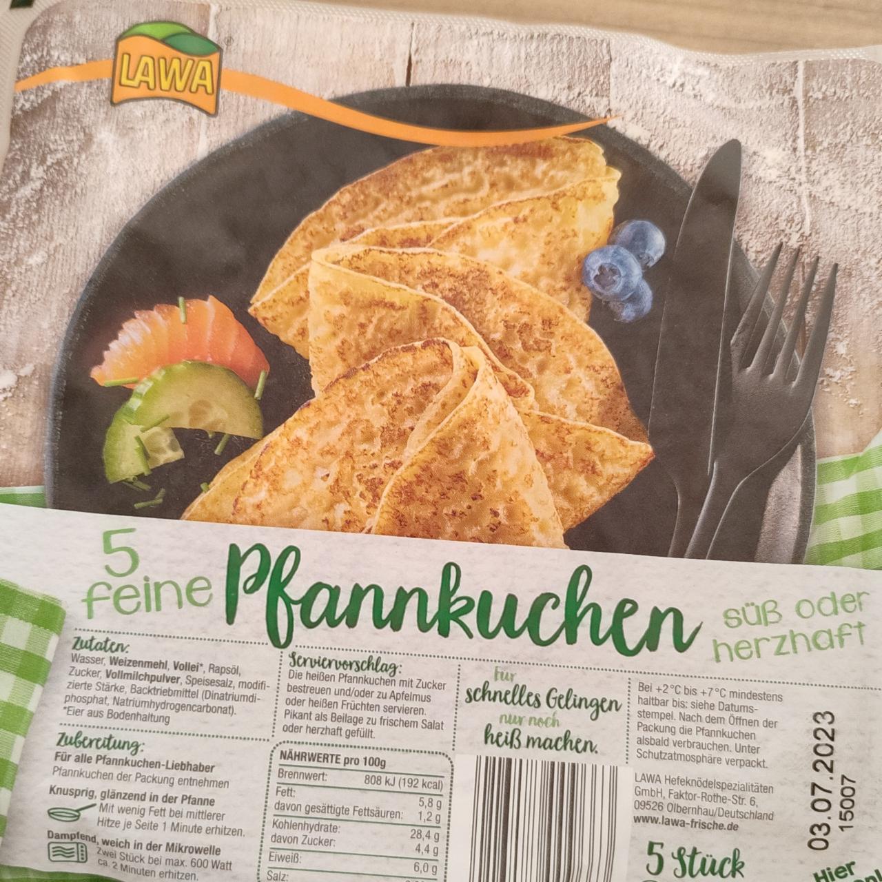 Fotografie - 5 feine Pfannkuchen süß oder herzhaft Lawa