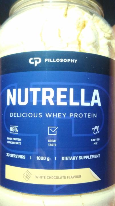 Fotografie - Nutrella delicius whey protein white chocolate CP Pillosophy