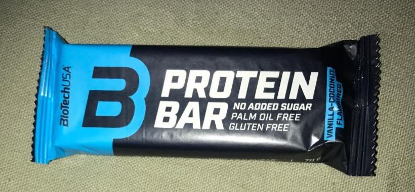 Fotografie - Protein bar vanilka-kokos BioTechUSA