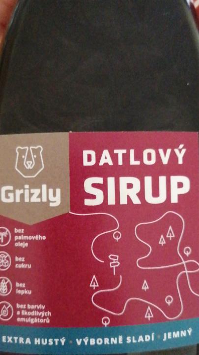 Fotografie - Datlový sirup Grizly