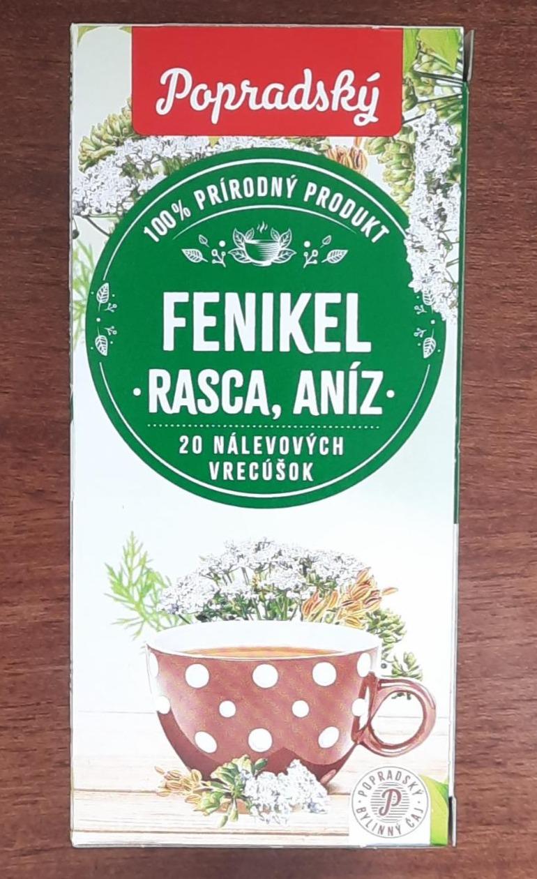 Fotografie - bylinný čaj fenikel, rasca, aníz Popradský