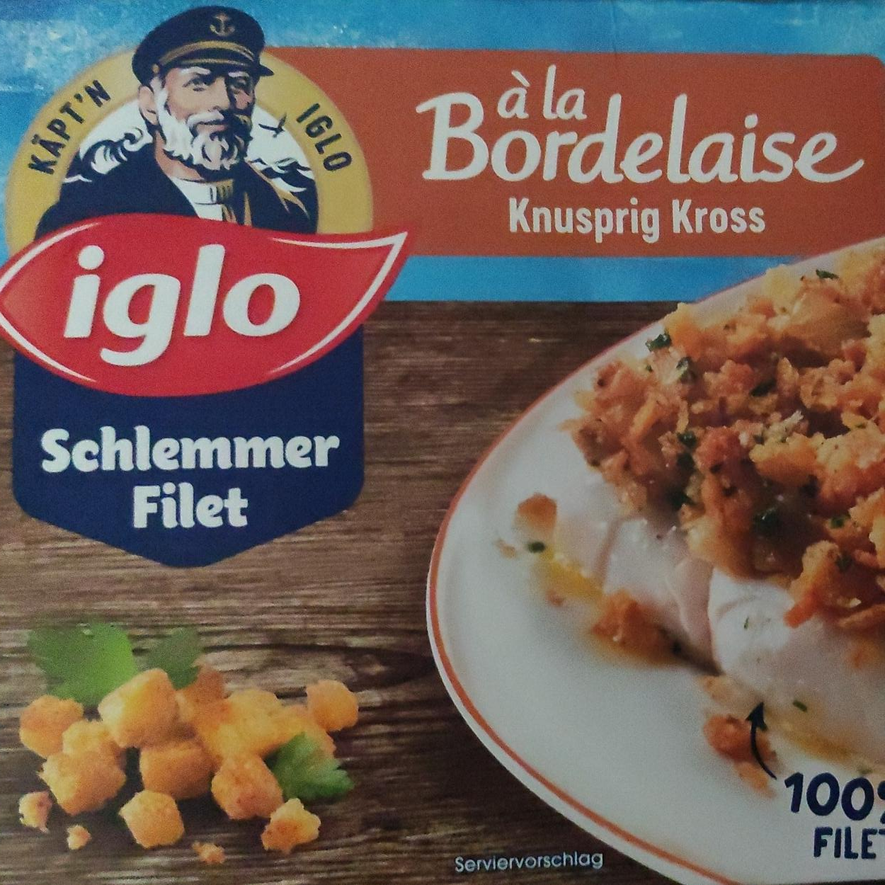 Fotografie - Schlemmerfilet à la Bordelaise Knusprig Kross Iglo