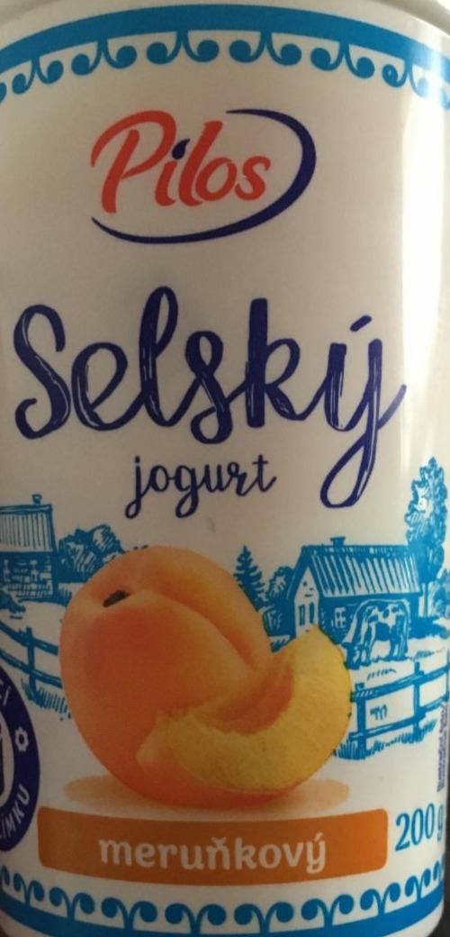 Fotografie - selský jogurt meruňka Pilos