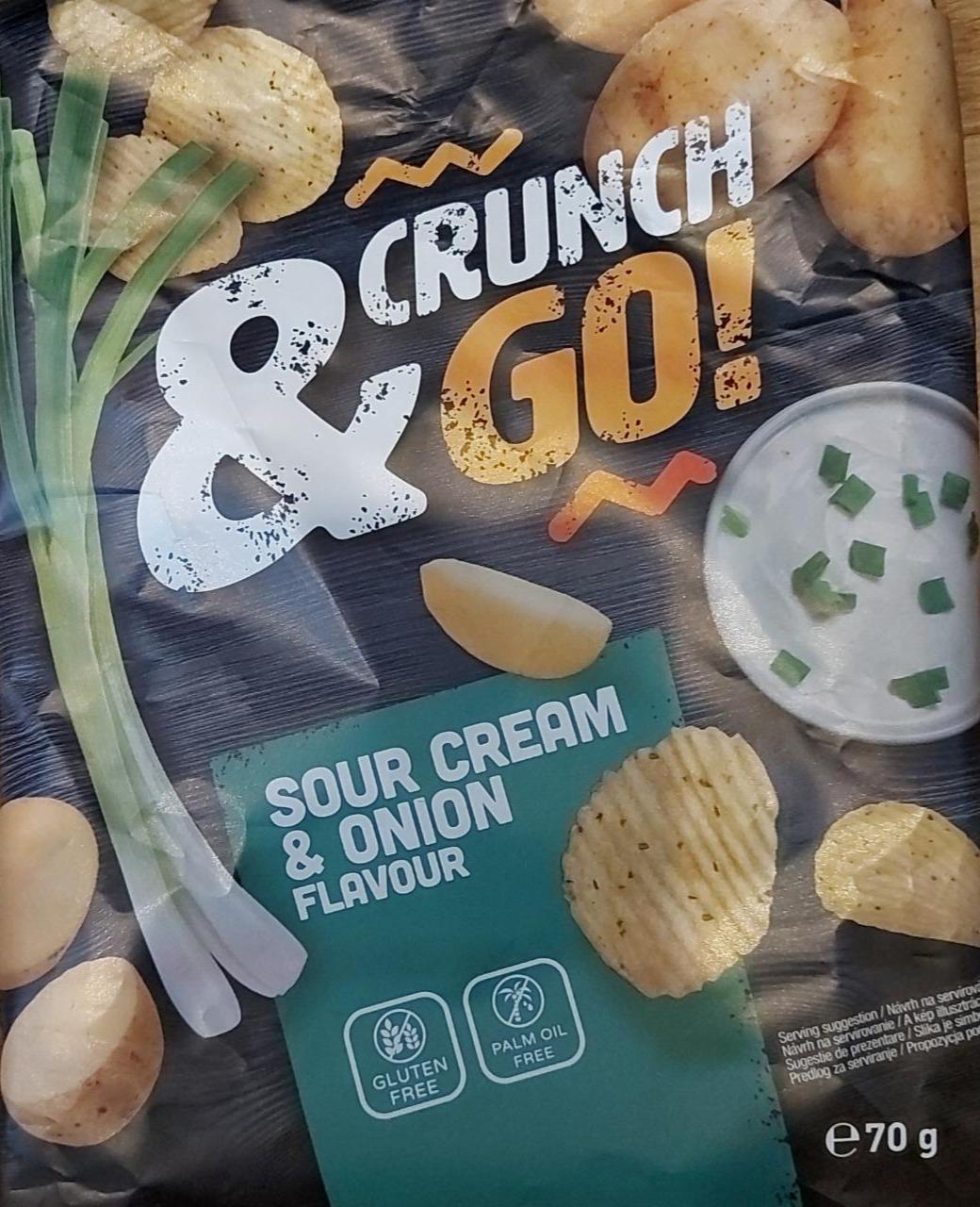 Fotografie - Sour cream & onion flavour Crunch & Go!